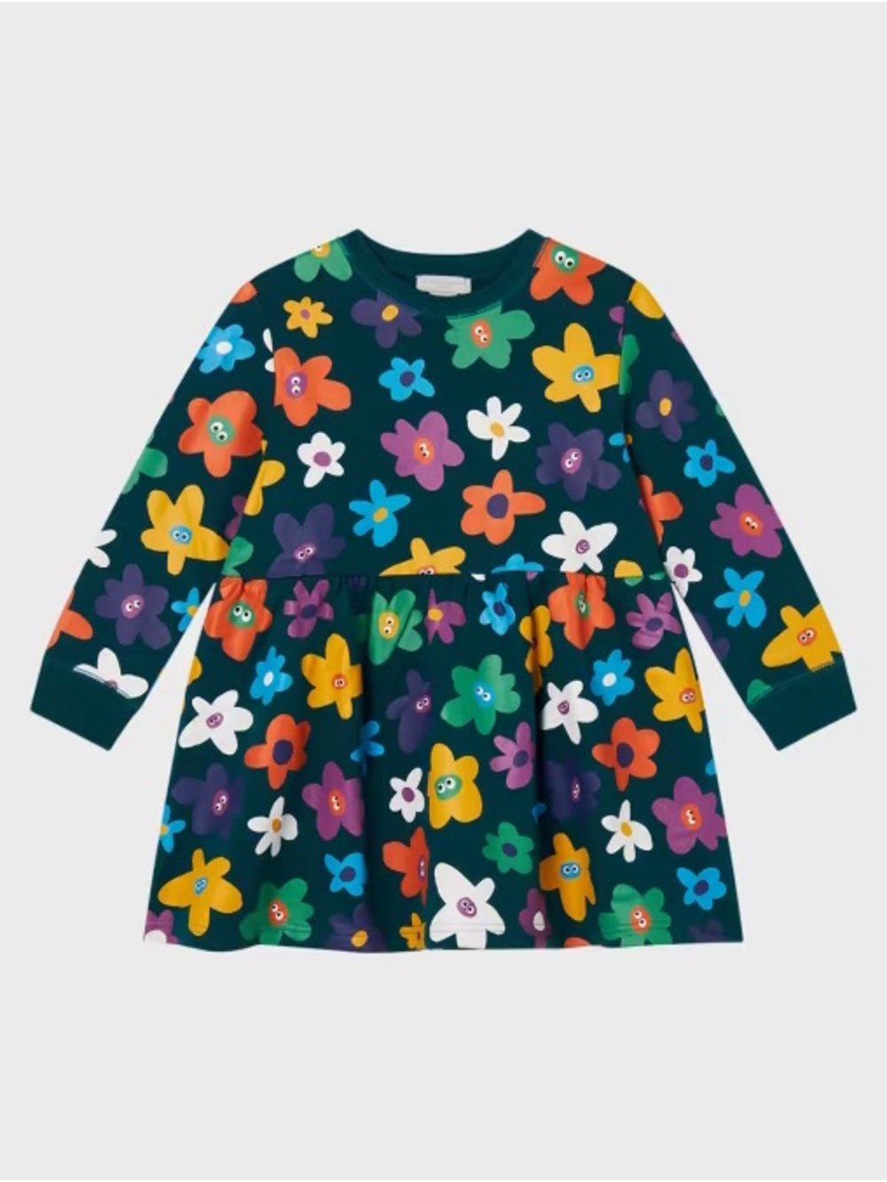 Stella McCartney multi color daisy print dress size 5T girls